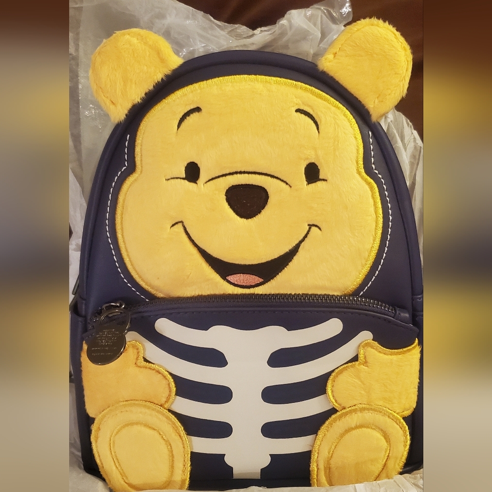 Loungefly Winnie the Pooh Skeleton Backpack